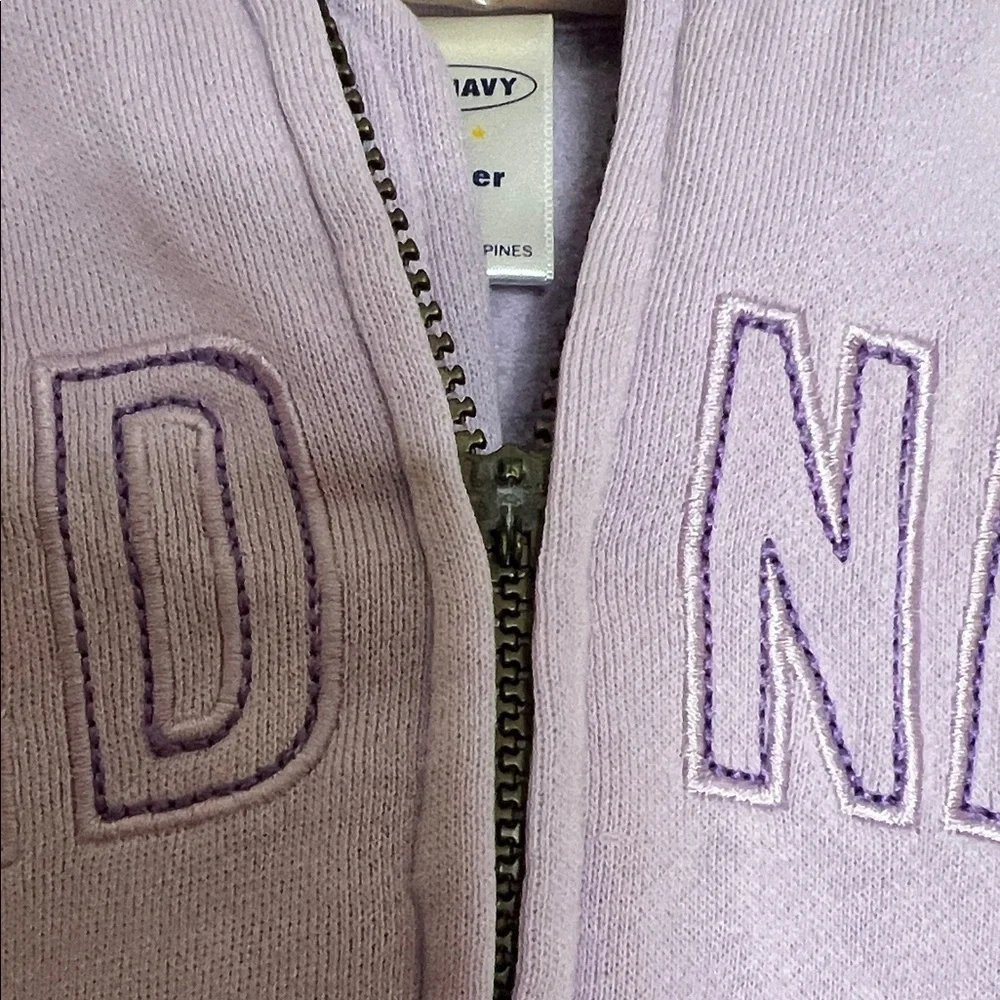 Old Navy Kids Light Purple Zip-Up Hoodie & Pants
